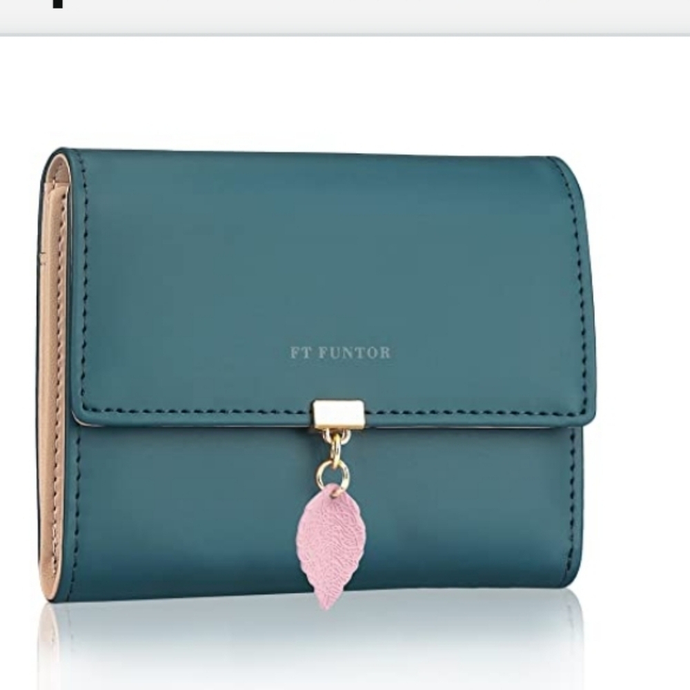 FT FUNTOR‎ RFID Wallets for Leaf Card Holder Trifold.